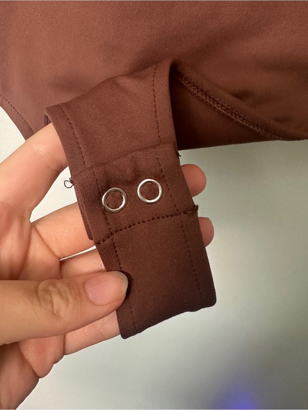 ReoRia Rust Brown Racerback Bodysuit - Picture 3 of 3